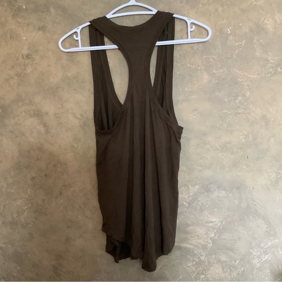 Vintage Y2K Parasuco Army Green Racerback Tank Top - Picture 5 of 5